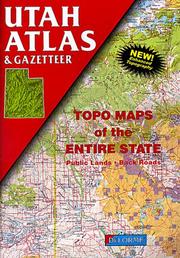 Cover of: Utah Atlas and Gazetteer (State Atlas & Gazetteer) by Delorme Publishing Company