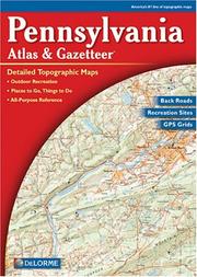Cover of: 'Pennsylvania Atlas and Gazetteer (9 ed)' by DeLorme Mapping Company