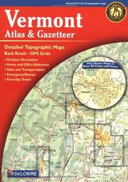 Cover of: Vermont Atlas & Gazetteer by David Delorme