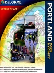 Cover of: Portland Maine & Vicinity Street Atlas