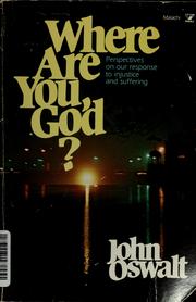 Cover of: Where are you, God?