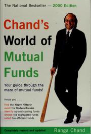 Cover of: Chand's World of Mutual Funds by Ranga Chand