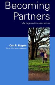 Cover of: Becoming Partners (Psychology/self-help) by Rogers, Carl R.