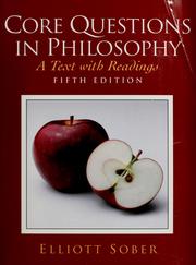 Cover of: Core Questions in Philosophy (5th Edition) by Elliott Sober