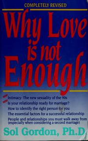 Cover of: Why love is not enough