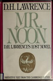 Cover of: Mr Noon