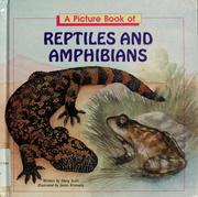 Cover of: A picture book of reptiles and amphibians by Scott, Mary