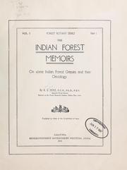 Cover of: On some Indian forest grasses and their oecology