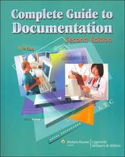 Cover of: Complete Guide to Documentation by Springhouse