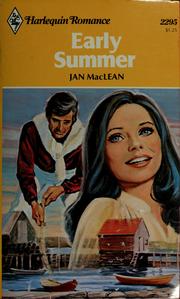 Cover of: Early Summer (Harliquin Romance #2295) by Jan MacLean