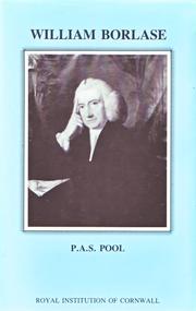 William Borlase by P. A. S. Pool