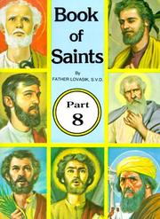 Cover of: Book of Saints Part 8, by Lawrence G. Lovasik