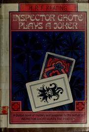 Cover of: Inspector Ghote plays a joker by H. R. F. Keating