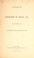 Cover of: Speech of Richard H. Dana, jr., at Manchester, N.H. on Tuesday evening, February 19, 1861.