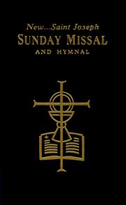 Cover of: The New Saint Joseph Sunday Missal & Hymnal/Black/No. 820/22-B