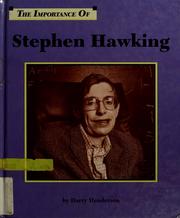 Cover of: Stephen Hawking