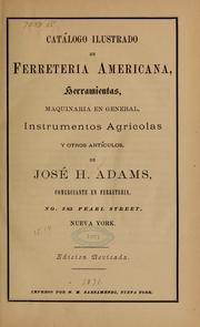 Cover of: Catalogo ilustrado de ferreteria Americana