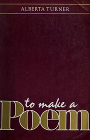 Cover of: To make a poem