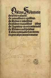 Cover of: Ortus sanitatis by Johann Prüss