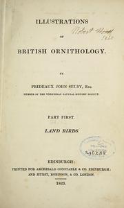 Cover of: Illustrations of British ornithology