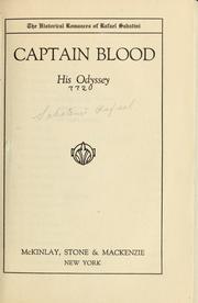Cover of: Captain Blood: his odyssey