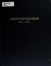 Cover of: A comparative analysis of roll-on-roll-off, lift-on-lift-off cargo handling operations