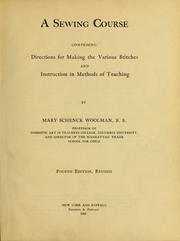 Cover of: A sewing course by Mary Schenck Woolman