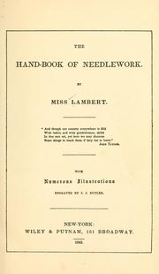 Cover of: The handbook of needlework.
