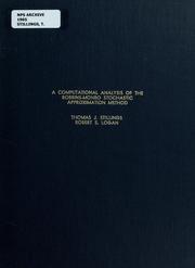 Cover of: A computational analysis of the Robbins-Monro stochastic approximation method