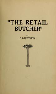Cover of: The  retail butcher, | R. S. Matthews