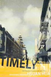 Cover of: Timely teachings by Hsuan Hua