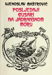 Cover of: Posljednji gusari na Jadranskom moru