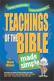 Cover of: Teachings of the Bible Made Simple (Made Simple (Amg))