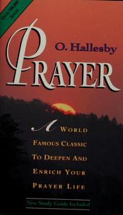 Cover of: Prayer by Ole Hallesby