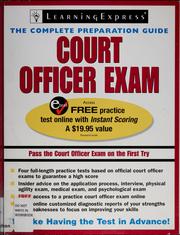 Cover of: Court officer exam. by 