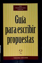 Cover of: Guía para escribir propuestas by Jane C. Geever