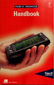 Basic handbook for the Palm III organizer by 3Com Corporation