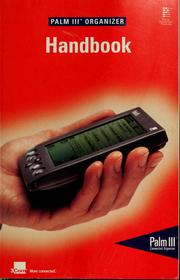 Cover of: Basic handbook for the Palm III organizer by 3Com Corporation