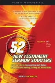 Cover of: 52 New Testament Sermon Starters: Exegetical Preaching (Exegetical Preaching Series, Vol 1)
