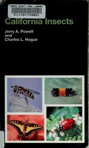 California insects by Jerry A. Powell