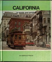 Cover of: California in words and pictures by Dennis B. Fradin