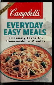 Cover of: Campbell's everyday easy meals