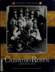 Cover of: The Carpatho-Rusyn Americans