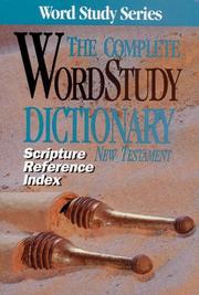 Cover of: The Complete Word Study Dictionary New Testament by Spiros Zodhiates