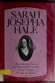 Cover of: Sarah Josepha Hale by Norma R. Fryatt