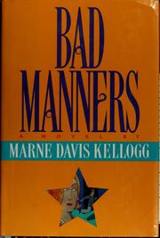 Cover of: Bad manners