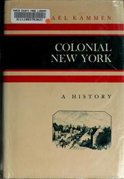Cover of: Colonial New York: a history