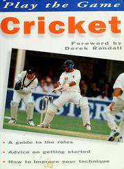 Cover of: Cricket by Morrison, Ian