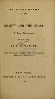 Cover of: Beauty and the beast ... by J. R. Planché