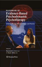Cover of: Handbook of Evidence-Based Psychodynamic Psychotherapy | 
